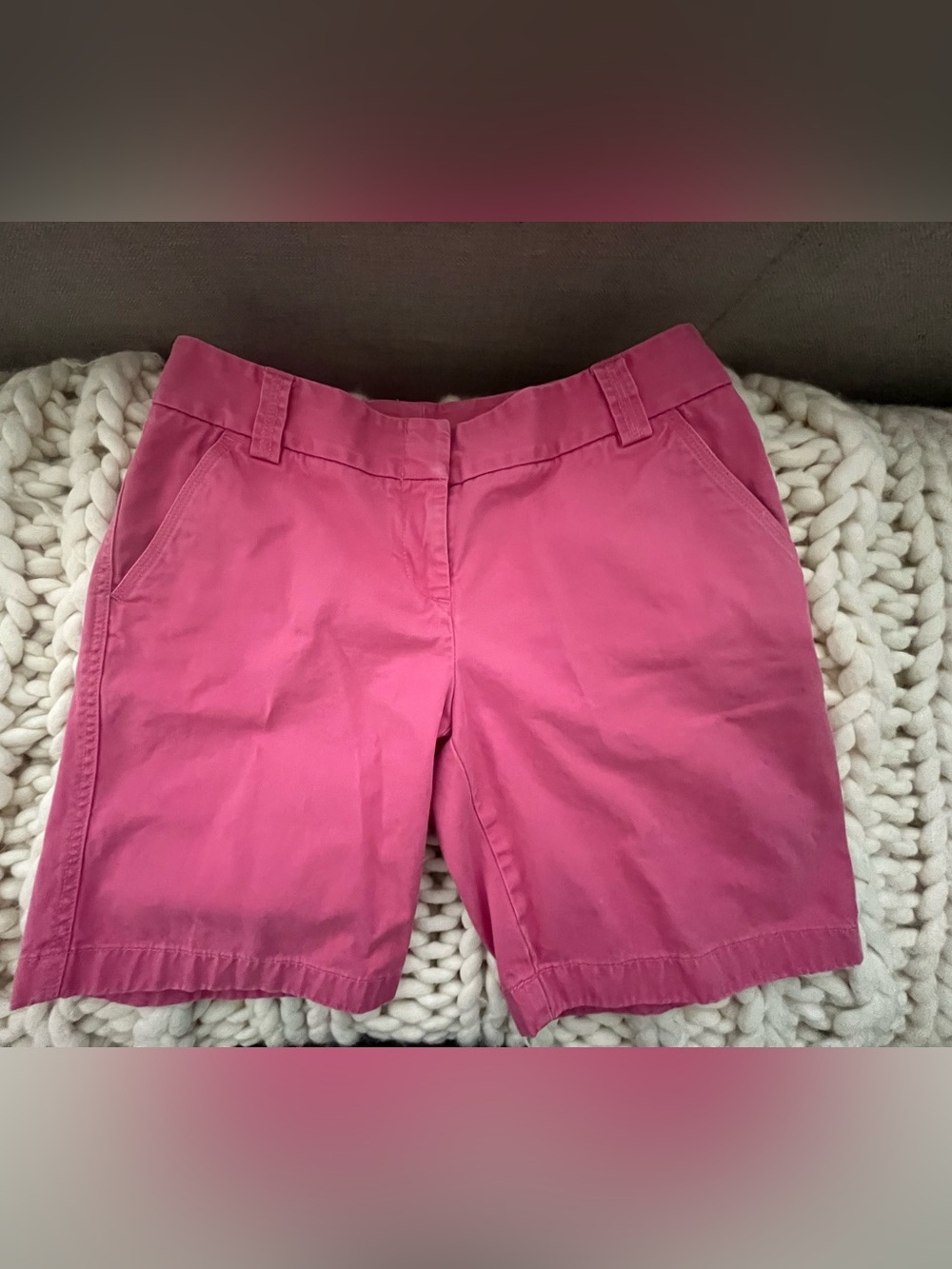 J. Crew  woman’s  Pink Bermuda Shorts - Size 4